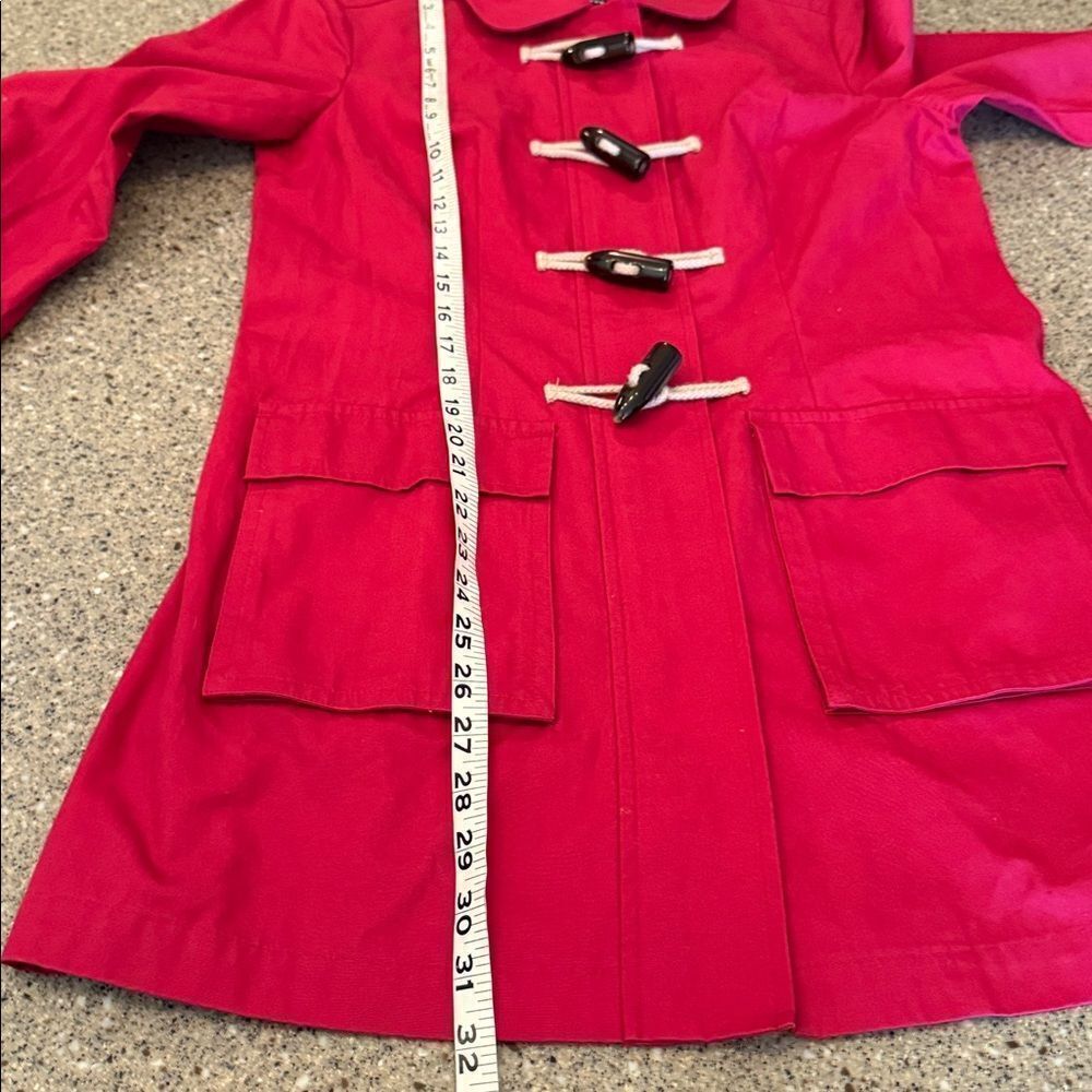 GAP Raspberry Toggle Duffle Coat Jacket - Picture 6 of 10